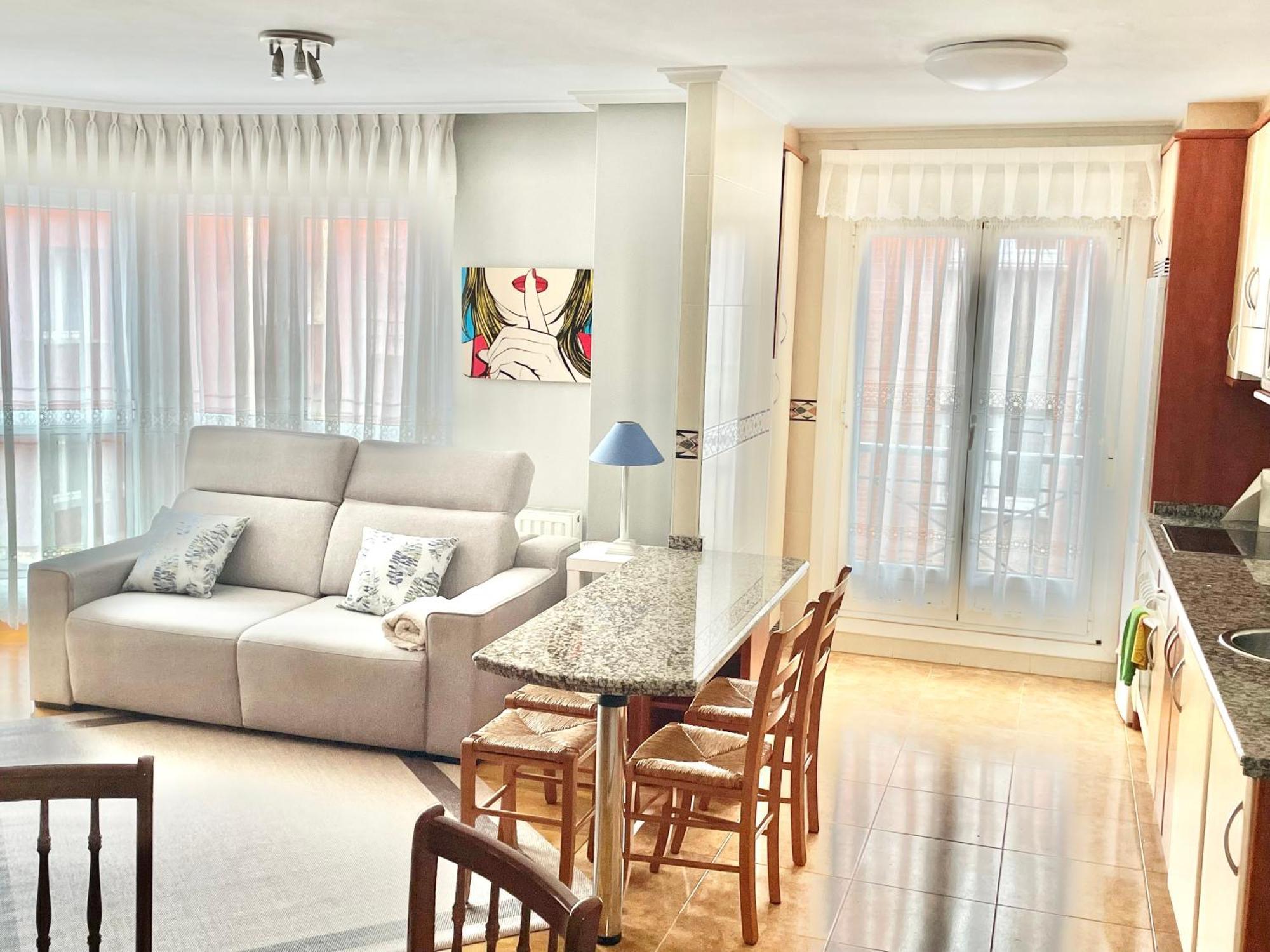Apartamento Casa Lur Wifi Y Parking Privado Incluido Gijón Exterior foto